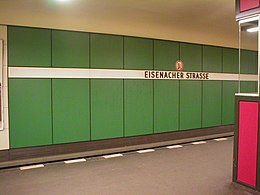 U-Bahn Berlin Eisenacher Straße.JPG