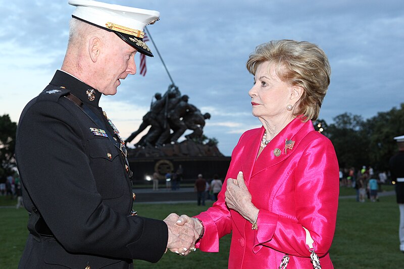 File:U.S. Marine Corps Lt. Gen. Richard T. Tryon, left, the deputy commandant for plans, policies and operations, speaks with U.S. Rep. Madeleine Z. Bordallo 120605-M-KS211-532.jpg