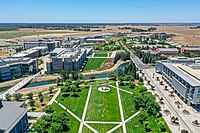 Aerial view of the UC Merced Campus