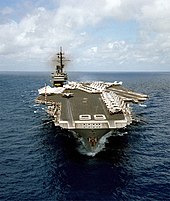 America underway in the Indian Ocean in 1983