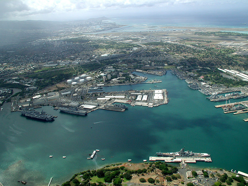File:US Navy 040630-N-2911P-004 Ships from seven participating nations sit pier side at Pearl Harbor, Hawaii, awaiting the start of exercise Rim of the Pacific (RIMPAC) 2004.jpg