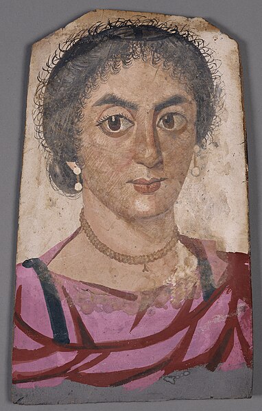 File:Unknown - Mummy Portrait of a Young Woman - 81.AP.29.jpg