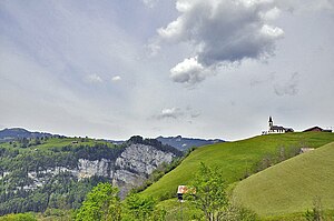 Unteriberg: Wappen, Geographie, Bevölkerung