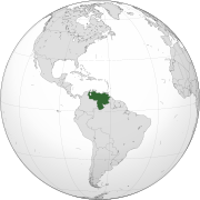 Localisation du Venezuela