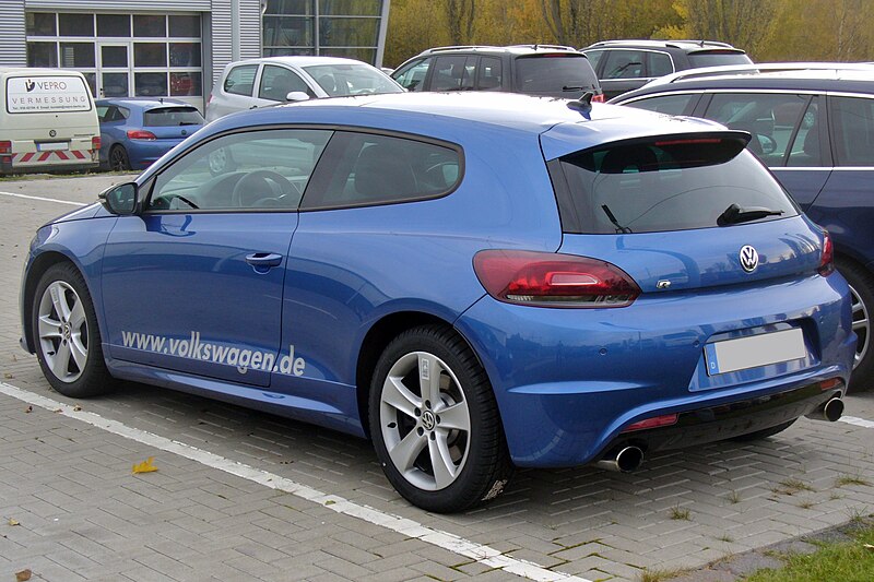 File:VW Scirocco III R Risingblue Heck.JPG