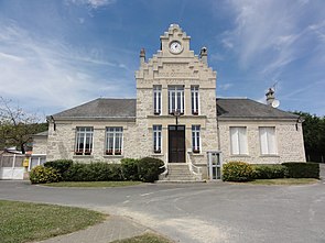 Vendresse-Beaulne (Aisne) mairie-école.JPG