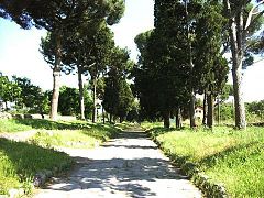 Paysage de la Via Appia.