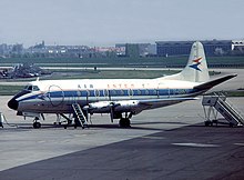 Viscount 708 der Air Inter, Paris-Orly 1971