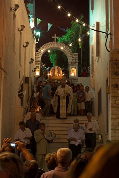 File:Virgin Mary procession, Chora of Naxos, 118916.jpg