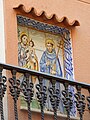 Retaule ceràmic de San Francesc i Sant Josep