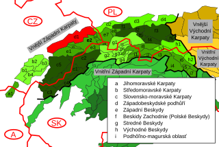 <span class="mw-page-title-main">Moravian-Silesian Foothills</span>