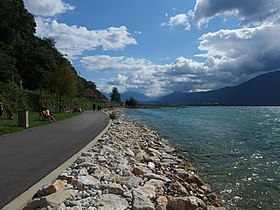 Illustrasjonsbilde av artikkelen Greenway of Lac du Bourget