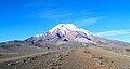 Image 37Chimborazo, Ecuador, whose summit is the point farthest away from the Earth's center (from Mountain)