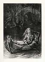 Thumbnail for File:W.E.F. Britten - The Early Poems of Alfred, Lord Tennyson - The Lady of Shalott.jpg