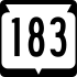 State Trunk Highway 183 signo