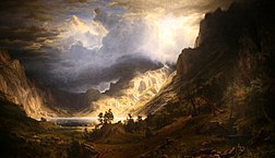 WLA brooklynmuseum Albert Bierstadt-A Storm in the