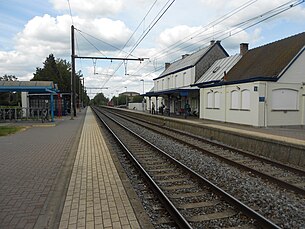 The old Waterloo train station, demolished in 2021 Waterloo-railway-station-Belgium.JPG