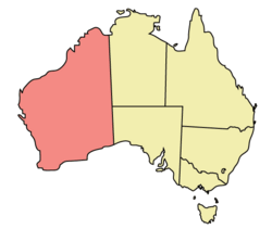 Položaj Zapadne Australije