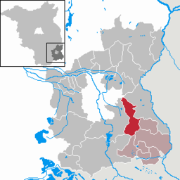 Läget för kommunen Wiesengrund i Landkreis Spree-Neisse