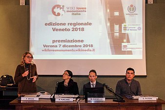 Wiki Loves Veneto award ceremony in Verona