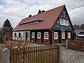 Residential house (surrounding area), plus enclosure and manual pump