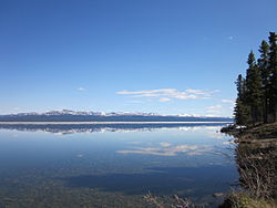 Wolf Lake, Yukon iyun oyida.jpg