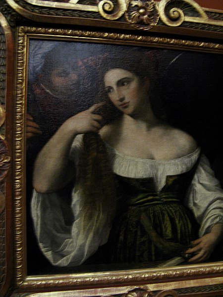 File:Woman at her toilet by Titian.jpg