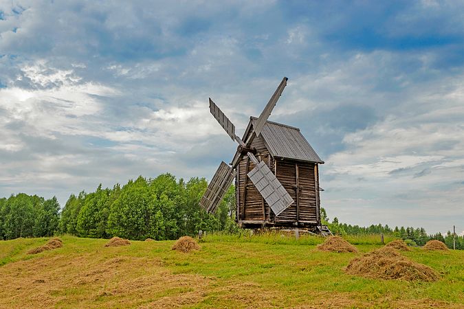 57. Мельница-столбовка из деревни Калгачиха в Малых Корелах, Архангельская область - Alx0yago