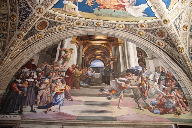 Mural in the Apostolic Palace of Vatican City by Raphael; 1511