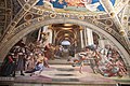"Expulsion of Heliodorus from the Temple" by Raphael, Raphael Rooms, Vatican Museum (48466176181).jpg