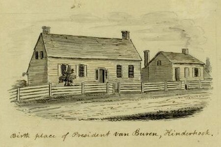 Van Buren's birthplace by John Warner Barber