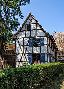 Half-timbered house from Buschwiller Écomusée d’Alsace Ungersheim France