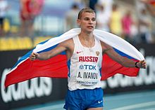 Александр Иванов, победитель в ходьбе на 20 км
