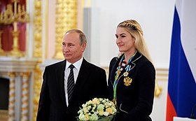 Aux côtés de Vladimir Poutine en 2016