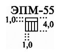 Условное обозначение «Фильтр электрический» из Таблицы 5 из ГОСТ 2.856—76