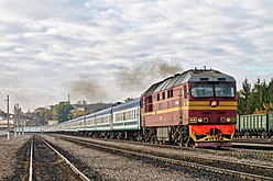 Поезд Ташкент — Санкт-Петербург, станция Ефремов