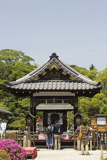 The main building of Shinsenen, a Shingon temple in Kyoto founded by Kūkai in 824