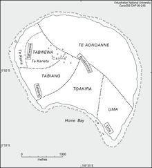 Historische Distrikte von Banaba (ab ca. 1600)