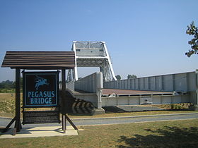 Originalbrücke im Pegasus Museum (Juli 2005)