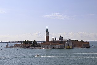 L'Île de San Giorgio Maggiore vue du campanile de Santa Maria della Salute.