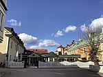 Ingången till Stadshotellet från Källargränd.