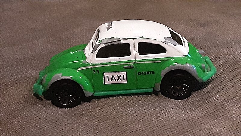 File:2002 Matchbox VW Beetle Taxi left.jpg