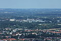 Blick vom Olympiaturm über München.