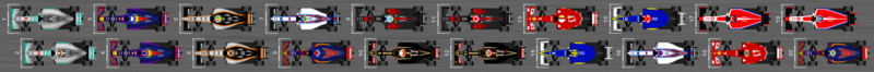 Schema della griglia di partenza del Gran Premio degli Stati Uniti 2015