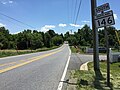 2016-06-12 12 46 21 View south along Maryland State Route 146 (Jarrettsville Pike) at Maryland State Route 23 (Norrisville Road) in Jarrettsville, Harford County, Maryland.jpg