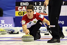 Curling bo'yicha erkaklar o'rtasidagi 2016 yilgi jahon chempionati, Kanada va Germaniya, 5-aprel, 2016 yil 05.JPG