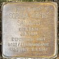 Stolperstein für Sophia Sanders