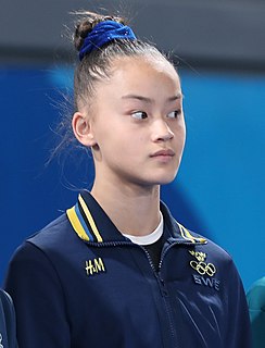 Tonya Paulsson Swedish artistic gymnast