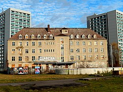 View of the Siemenshaus seen from the main train station