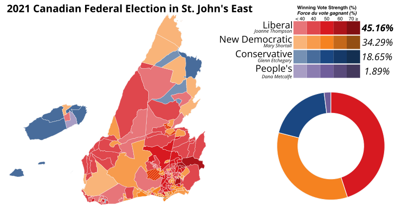 File:2021 Canadian Federal Election in St. John's East.svg